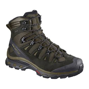 Salomon Férfi QUEST 4D 3 GTX Túracipő Fekete / Olivazöld